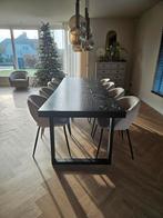 Moderne eettafel voor 8 personen, Huis en Inrichting, Tafels | Eettafels, Ophalen, Gebruikt, 100 tot 150 cm, 200 cm of meer