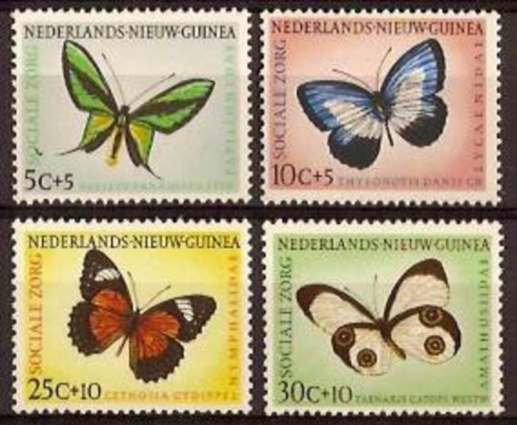 Ned Nieuw Guinea 63/6 ongebruikt Vlinders 1960, Postzegels en Munten, Postzegels | Nederlands-Indië en Nieuw-Guinea, Postfris