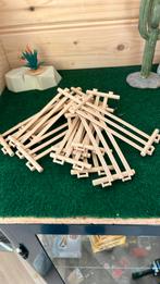 Schleich cremekleurige hekjes, Ophalen of Verzenden, Zo goed als nieuw, Paard, Beeldje of Figuurtje