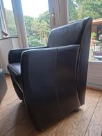 4 Kalfsleren Eetkamerfauteuils Old Saddle, Huis en Inrichting, Ophalen
