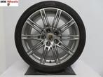 Originele Porsche Cayenne GTS 21 inch velgen met zomerbanden, Auto-onderdelen, Banden en Velgen, Gebruikt, Banden en Velgen, Zomerbanden