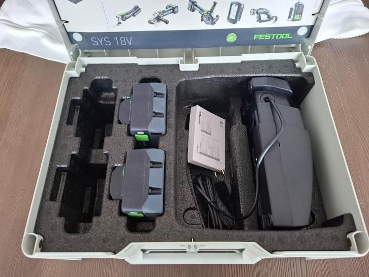 Festool  accu 18v  8.0  set in systainer           = NIEUW =, Doe-het-zelf en Verbouw, Gereedschap | Zaagmachines, Nieuw, Overige typen