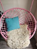 Roze Hangstoel, Huis en Inrichting, Stoelen, Ophalen, Overige kleuren, Bohemian, Zo goed als nieuw