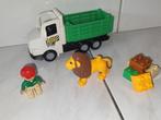 Duplo dierentuin truck met leeuw, Kinderen en Baby's, Speelgoed | Duplo en Lego, Gebruikt, Ophalen of Verzenden, Duplo, Duplo