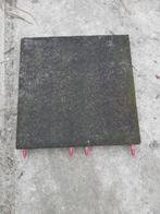 Rubberen tegels van 50x50x6 cm dik staltegels stalmatten