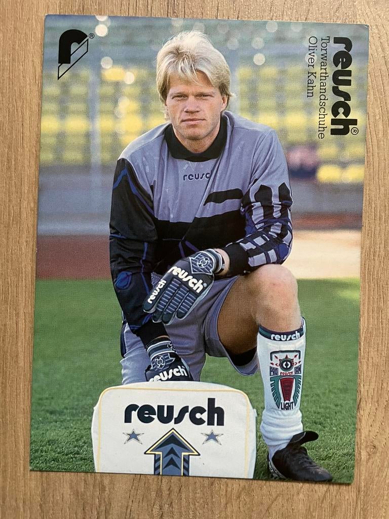 Fotokaart Oliver Kahn (Bayern München) ., Ophalen of Verzenden, Nieuw, Buitenlandse clubs, Spelerskaart