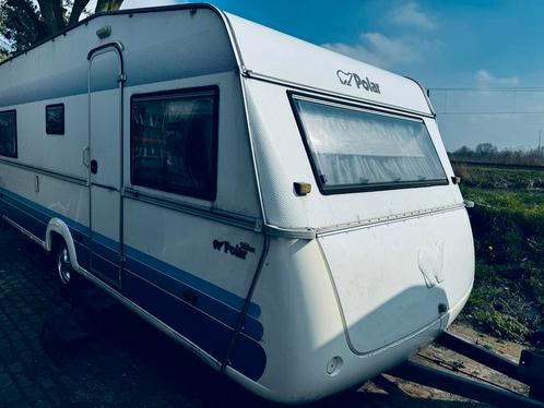 Polar 560 wintercaravan (2000) met vloerverwarming!, Caravans en Kamperen, Caravans, Particulier, tot en met 5, 1000 - 1250 kg