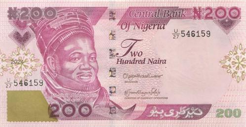 Nigeria bankbiljet 200 Naira 2024 Alhaji Sir Ahmadu Bello, Postzegels en Munten, Bankbiljetten | Afrika, Los biljet, Nigeria, Ophalen of Verzenden