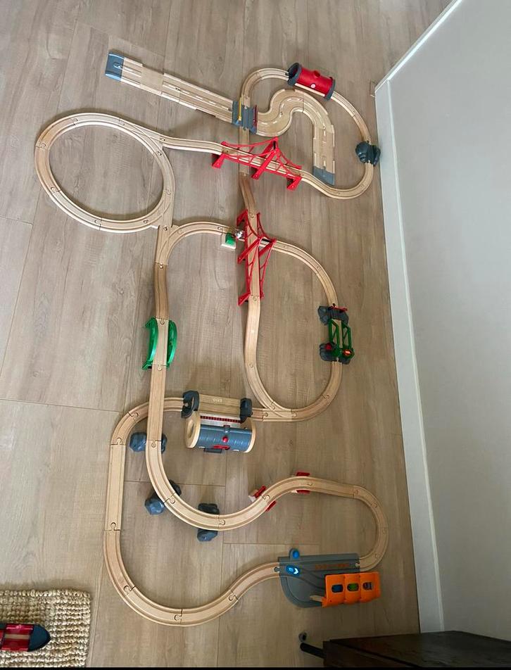 BRIO Grote Set, Kinderen en Baby's, Speelgoed | Houten speelgoed, Gebruikt, Ophalen