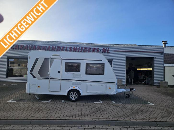 Weinsberg CaraTwo Edition Hot 390 QD | LICHTGEWICHT!, Caravans en Kamperen, Caravans, Bedrijf, tot en met 4, 750 - 1000 kg, Treinzit