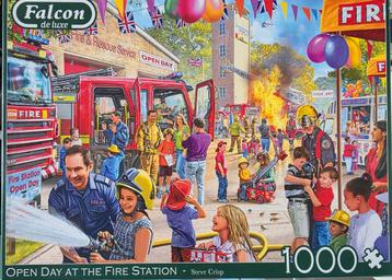 Falcon de Luxe Puzzel - Open Dag Brandweer - 1000 stukjes beschikbaar voor biedingen