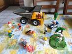 Playmobil Wegwerk zaamheden met grote vrachtwagen, Ophalen of Verzenden, Zo goed als nieuw