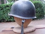 Nederlandse Helm US model WW2 (zwart ), Verzamelen, Militaria | Algemeen, Ophalen of Verzenden, Landmacht, Nederland, Helm of Baret