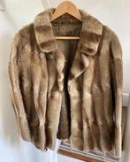 Vintage Bontjas Maat 40 - Echt Bont, Ophalen of Verzenden, Gedragen, Maat 38/40 (M), Bruin