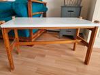 Salontafel bijzettafel vintage hout retro kindertafel, Ophalen, Gebruikt, 50 tot 100 cm, Vintage
