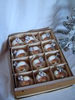 Oude grote zilveren uni kerstballen, Diversen, Kerst, Ophalen of Verzenden, Gebruikt