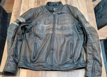 Lederen motorjas Highway 1 maat 58 alle protectoren beschikbaar voor biedingen