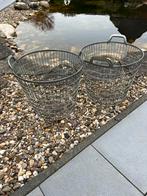 Metalen korven 35 ltr. per stuk., Tuin en Terras, Bloembakken en Plantenbakken, Minder dan 30 cm, Minder dan 60 cm, Ophalen of Verzenden