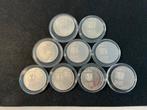 Israëlische zilveren munten - 25 jaar staat Israël 1973, Ophalen of Verzenden, Zilver