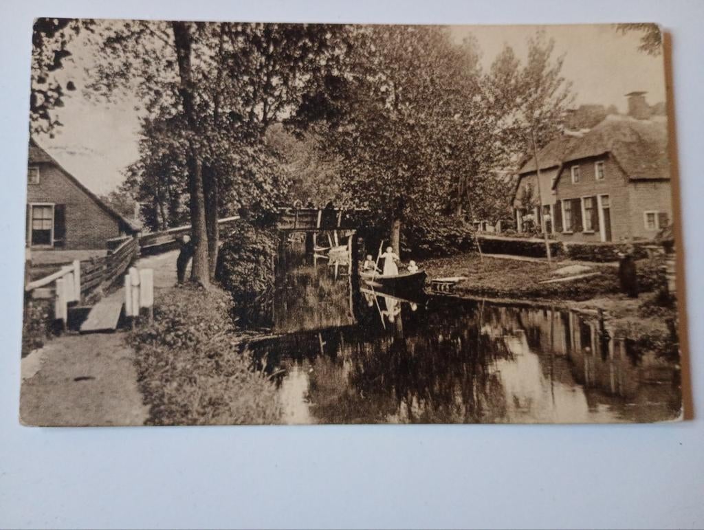 Giethoorn 1921, Ophalen of Verzenden, 1920 tot 1940, Gelopen, Overijssel