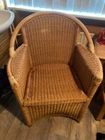 2 Riet Stoelen in Goede Staat, Minder dan 50 cm, Minder dan 75 cm, Weet ik niet, Riet of Rotan