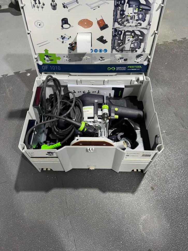 Festool 1010 bovenfrees in systainer, Doe-het-zelf en Verbouw, Gereedschap | Freesmachines, Zo goed als nieuw, Elektrisch, Bovenfrees