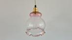 Glazen roze hanglamp, Antiek en Kunst, Ophalen of Verzenden