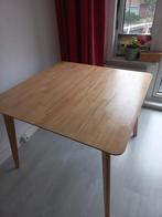 Houten Tafel - 100x100 cm - Onbeschadigd, Ophalen, Zo goed als nieuw, Vierkant, Hout