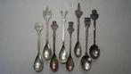 8 verzilverde herinnering theelepels, Antiek en Kunst, Ophalen of Verzenden