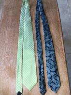 Vintage stropdas, 100% zijde, Paisley motief., Kleding | Heren, Stropdassen, Groen, Ophalen of Verzenden, Zo goed als nieuw