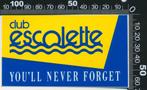 Sticker: Club Escolette - Youll never forget, Ophalen of Verzenden, Zo goed als nieuw, Bedrijf of Vereniging