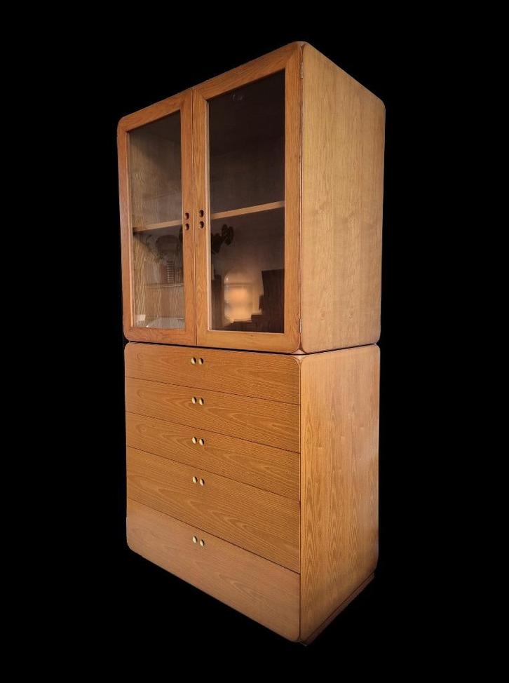 Mooi vintage dressoir servies kast design Derk Jan de Vries., Huis en Inrichting, Woonaccessoires | Overige, Gebruikt, Ophalen