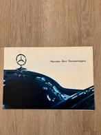 Mercedes Benz overzichtfolder 190 SL tot en met 600, Boeken, Auto's | Folders en Tijdschriften, Ophalen of Verzenden, Zo goed als nieuw