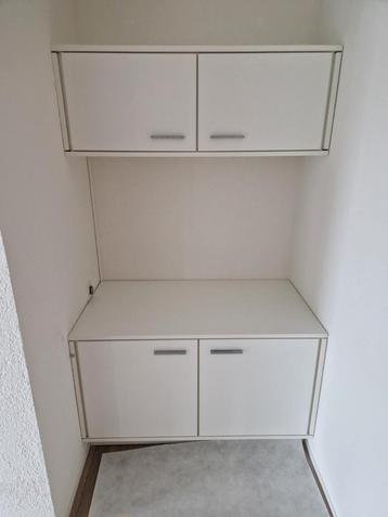 Kastjes Wandmeubel Wit Set 2 Wandkasten Kast IKEA goedkoop