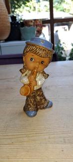 Vintage Meisje met Saxofoon Beeldje, Ophalen