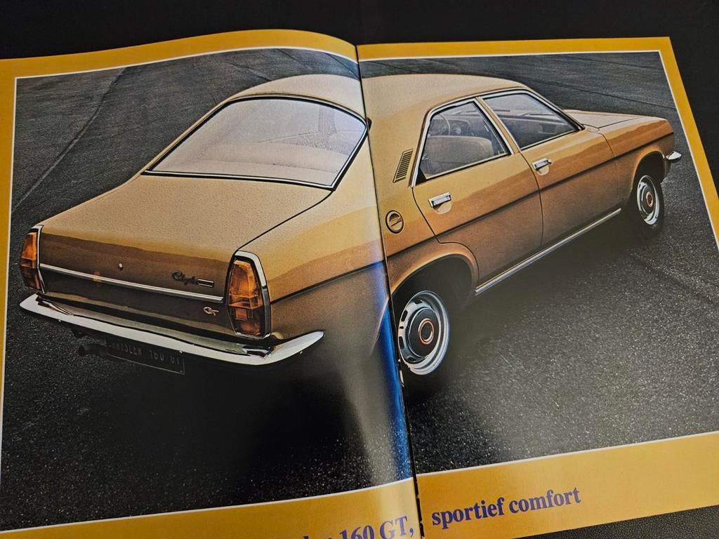 Brochure Chrysler 160 / 160 GT / 180 1971, Ophalen of Verzenden, Zo goed als nieuw, Overige merken