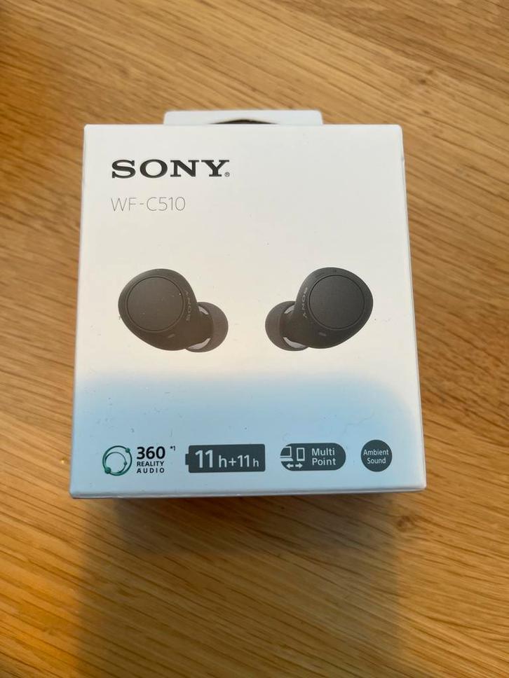 Sony WF-C510 zwart Nieuw in gesealde doos, Audio, Tv en Foto, Koptelefoons, Nieuw, Sony, Draadloos, Ophalen of Verzenden