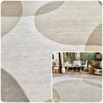 Clarice creme/beige -retro wollen xxl vloerkleed -fotoshoot, Ophalen, Crème, 200 cm of meer, Zo goed als nieuw
