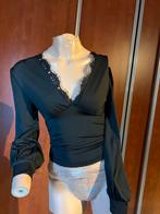 OUI blouse met kant maat XS zgan, Maat 34 (XS) of kleiner, Ophalen of Verzenden, Lange mouw, Zo goed als nieuw