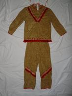 Leuk bruin/geel/rood INDIAAN/INDIANEN/NATIVE AMERICAN pak, Ophalen, Gebruikt, 134 t/m 140, Jongen of Meisje