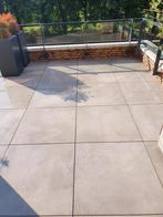 Restant 8st. 5,12m2 Fusion Cemento 80x80x2, Keramiek, Nieuw, Terrastegels, 5 tot 10 m²