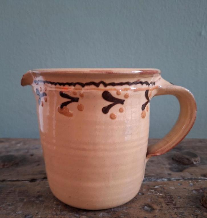 Franse kan, potterie, Antiek en Kunst, Antiek | Keramiek en Aardewerk, Ophalen of Verzenden
