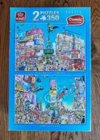 King Legpuzzel 2x350 stukjes, Ophalen of Verzenden, Minder dan 500 stukjes, Gebruikt, Legpuzzel