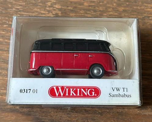 VW T1 Sambabus 1:87 Wiking, Hobby en Vrije tijd, Modelauto's | 1:87, Zo goed als nieuw, Auto, Wiking, Ophalen of Verzenden