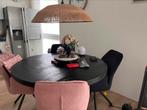 Eethoek als nieuw 2 jaar oud. Doe een leuk bod!, Huis en Inrichting, Zo goed als nieuw, Vier personen, Teakhout, Rond