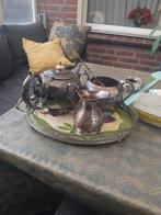 Antiek Thee Servies - Zilver?, Antiek en Kunst, Antiek | Goud en Zilver, Ophalen of Verzenden