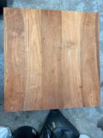 Teak houten bijzettafeltje, Gebruikt, 50 tot 100 cm, Ophalen of Verzenden, 50 tot 75 cm