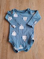 Leuke blauwe baby romper met ganzen, maat 62-68, Kinderen en Baby's, Babykleding | Overige, Ophalen of Verzenden, Zo goed als nieuw