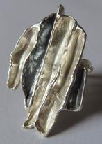 Koopje! Zilveren design ring (no 4), maat 17, incl verzenden, Verzenden, Nieuw, 17 tot 18, Dame