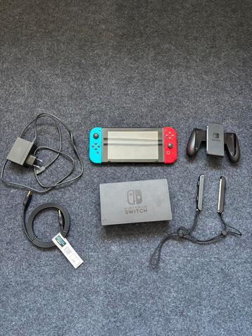 Nintendo switch rood en blauw compleet met eventueel games beschikbaar voor biedingen